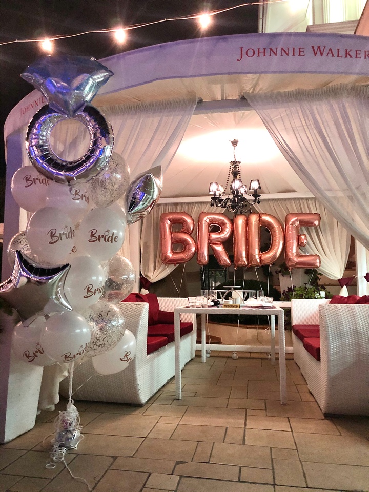 Оформление шары на девичник