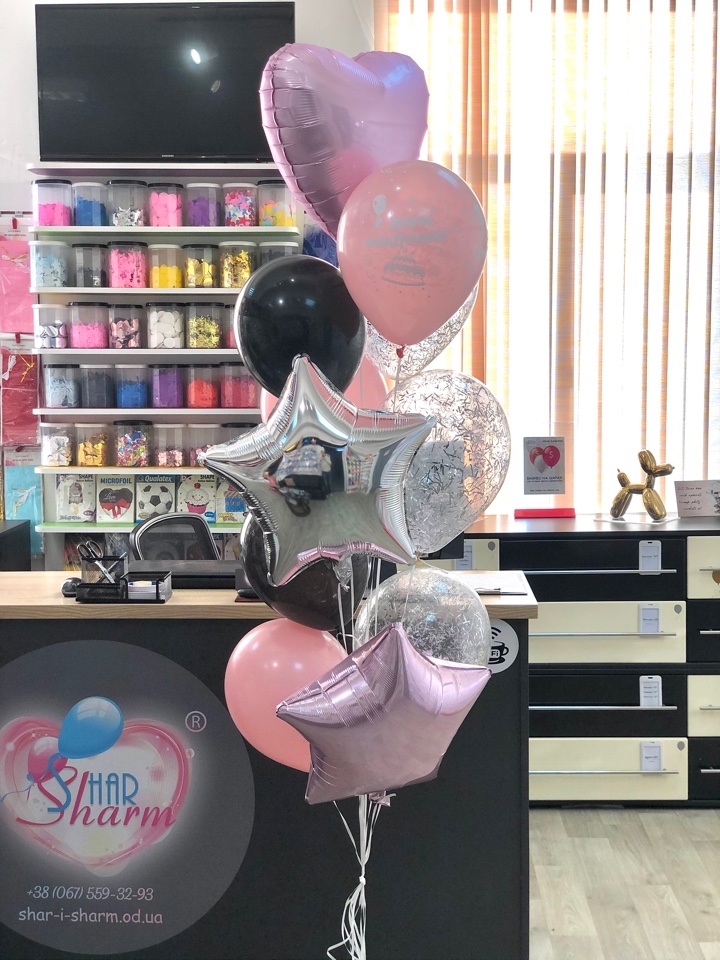 Букет шариков на день рождения