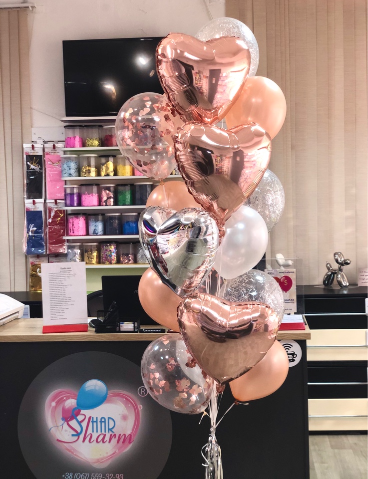 Набор розовое золото