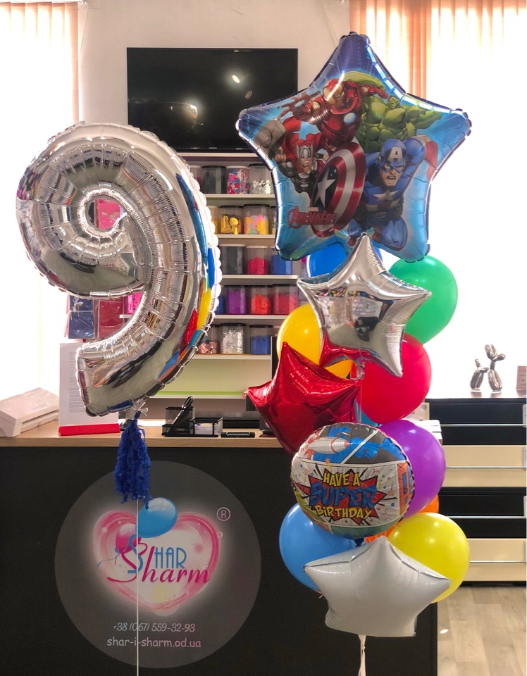 Супер герои .Набор шаров для вашего праздника
