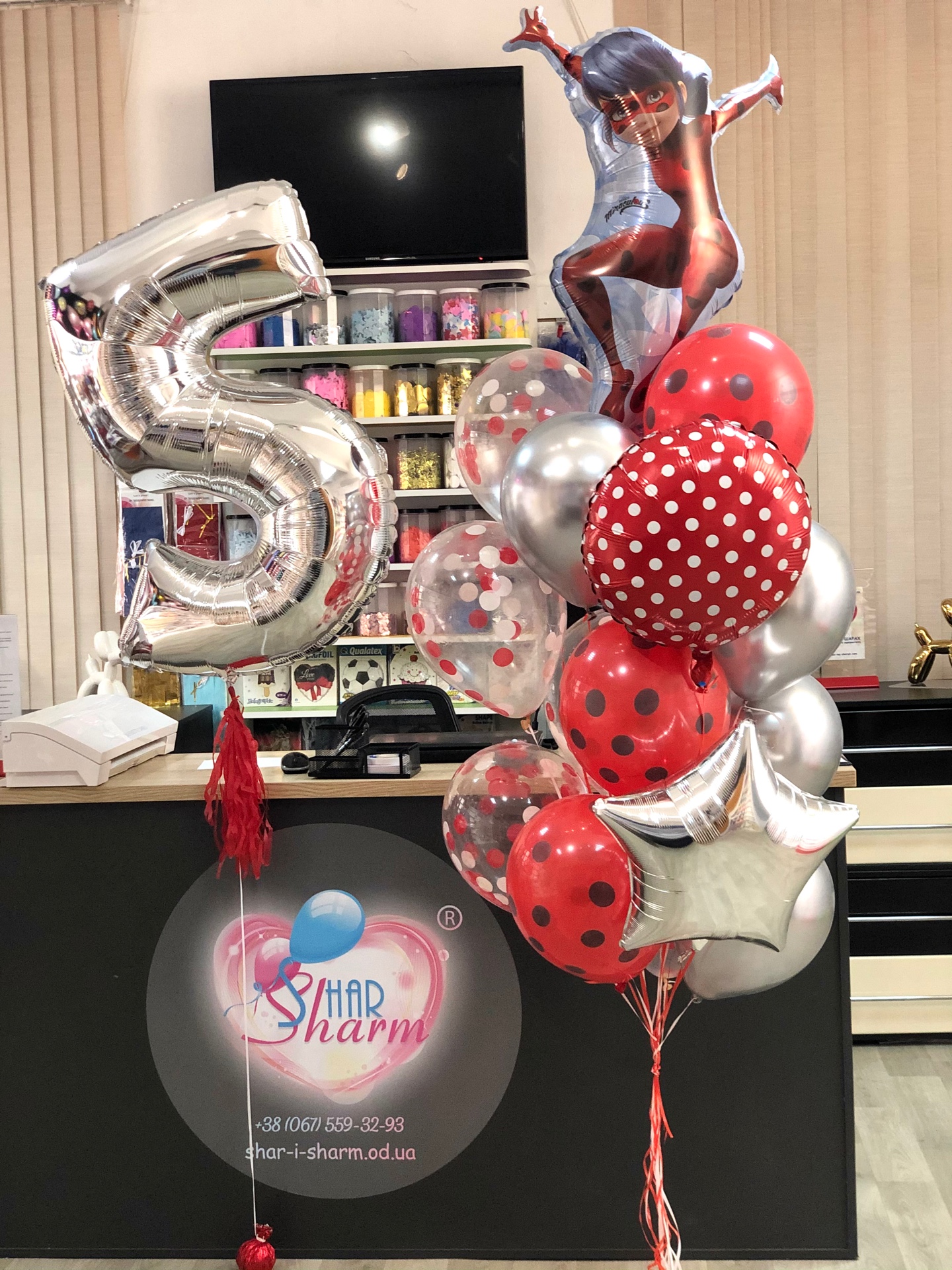 Набор шаров - Леди Баг