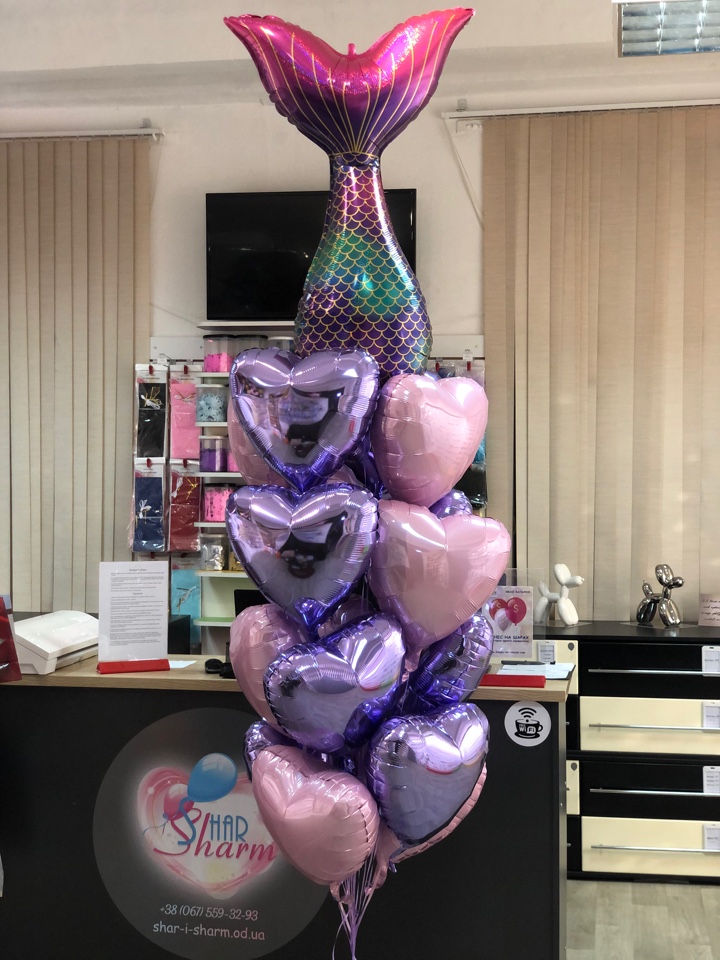 Набор шариков для любительницы русалки