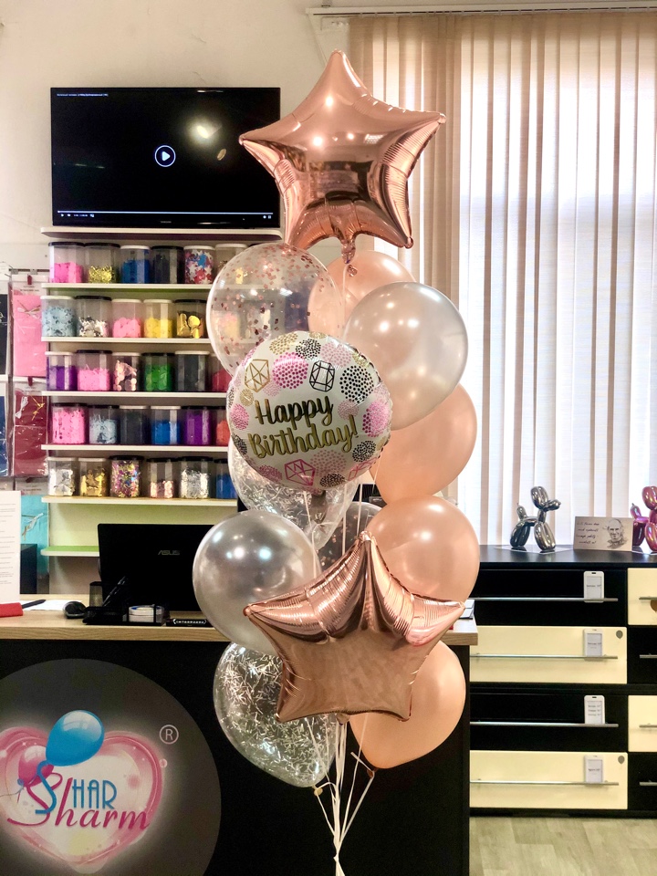 Букет шаров на день рождения