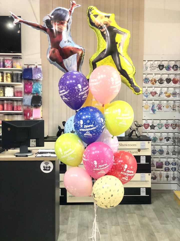 Набор шаров с Леди баг