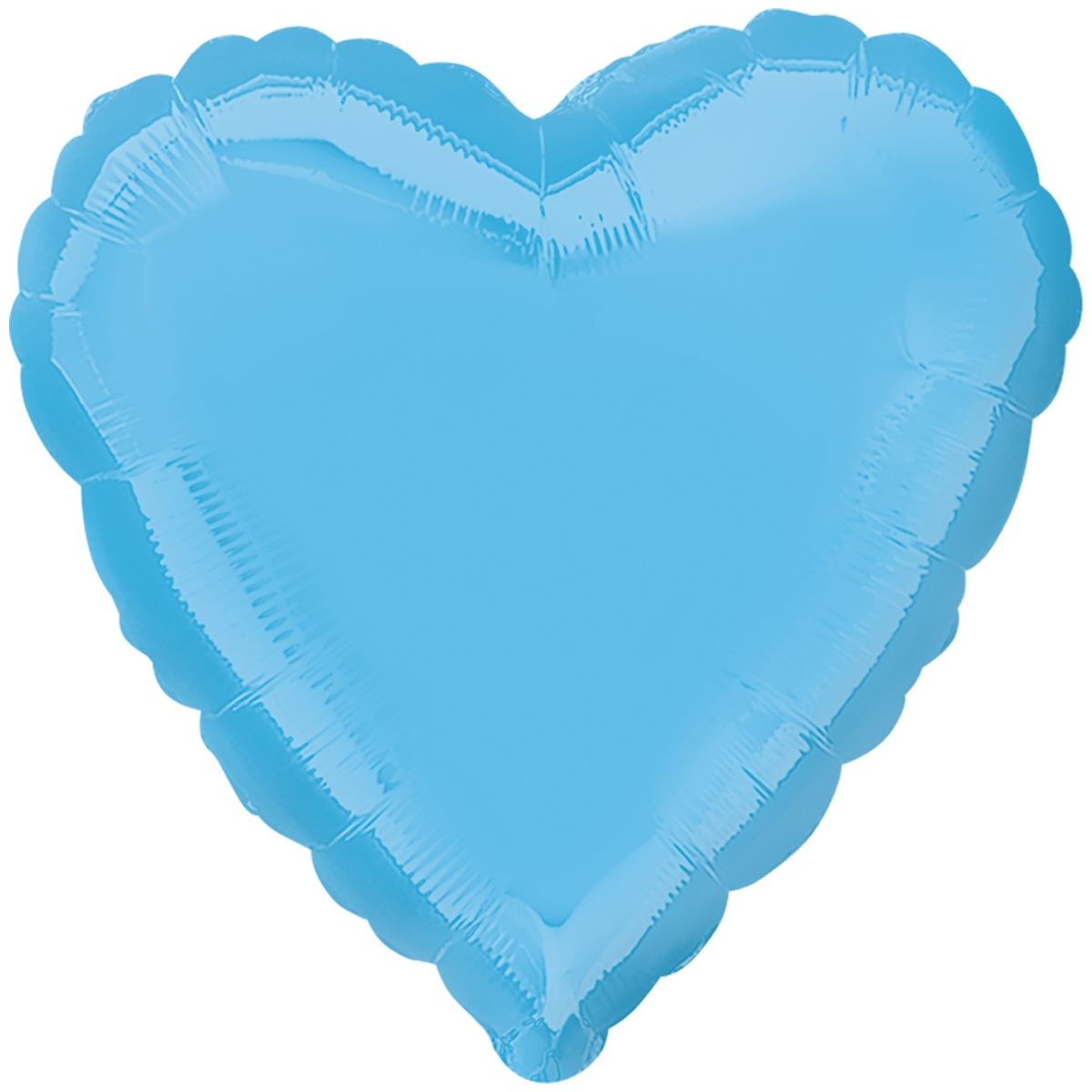 Сердце 18" пастель pale blue