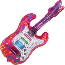 Гитара малиновая