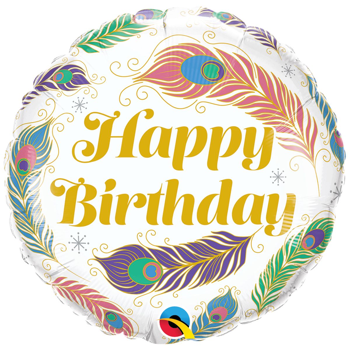 18"  hb перья павлина