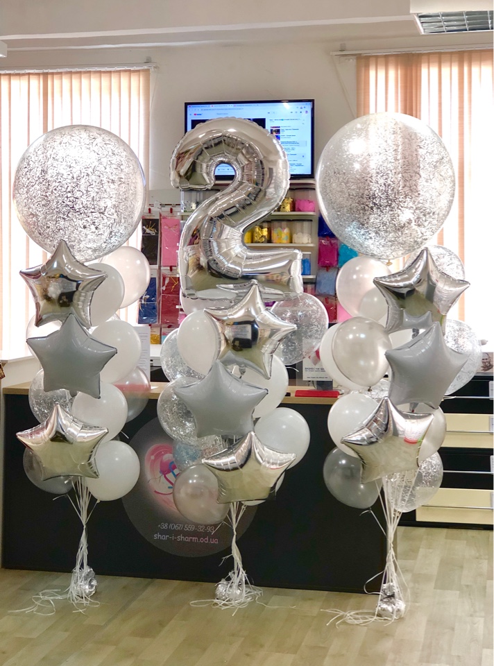 3 VIP Букета + цифра