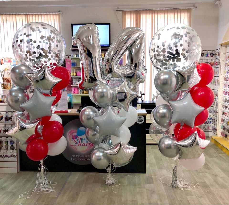 VIP набор из 2 букетов+2цифры