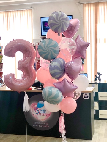 3 годика с нежных тонах