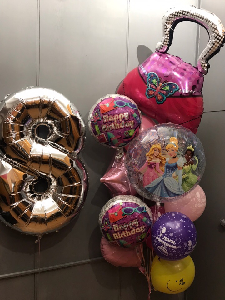 Оформление шарами детского дня рождения №203