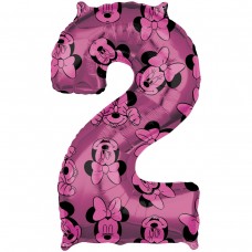 Цифра 2 Минни маус 45х66 см