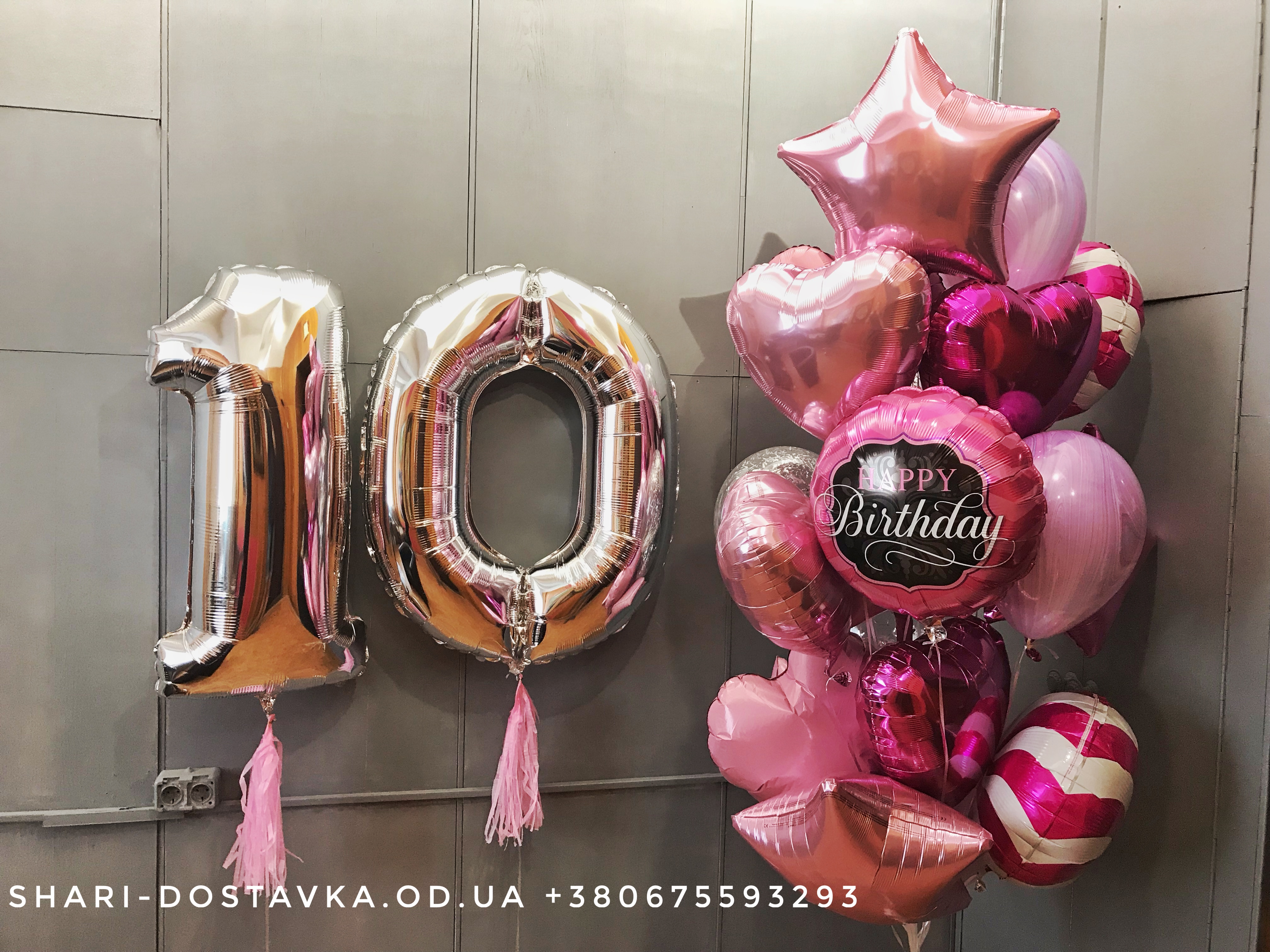 Оформление шарами детского дня рождения №224