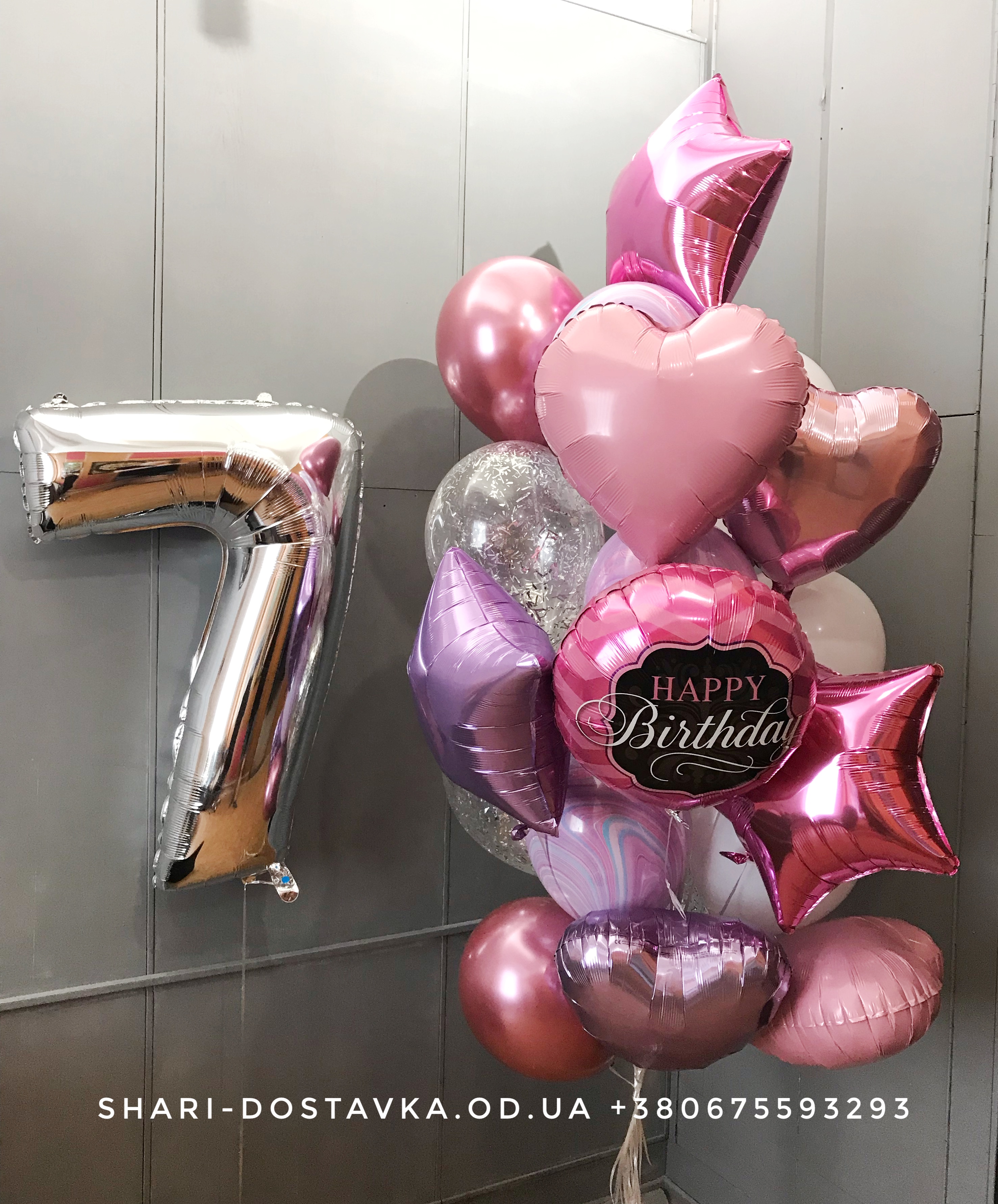 Оформление шарами детского дня рождения №26