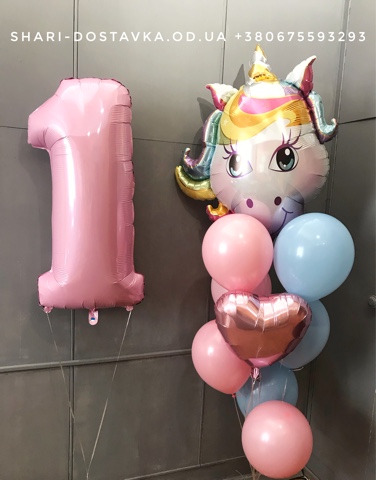 Оформление шарами детского дня рождения №226