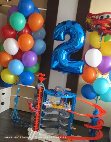 Оформление шарами детского дня рождения №26