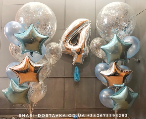 12.Оформление шарами детского дня рождения 