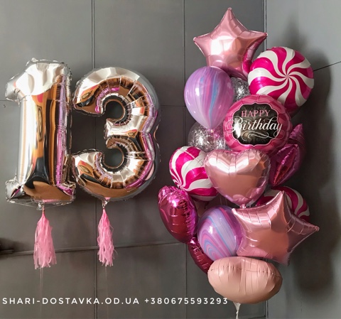 Оформление шарами детского дня рождения №223