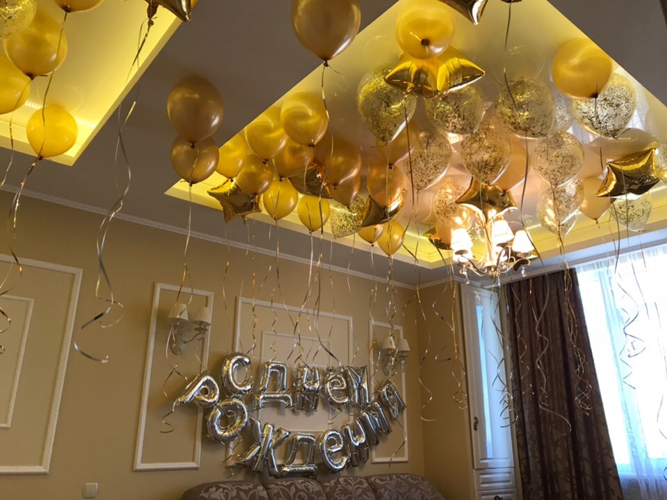 Оформление шарами детского дня рождения №206