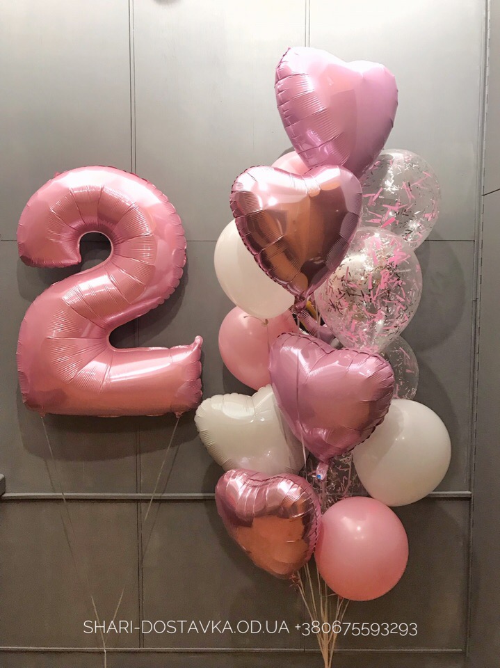 Оформление шарами детского дня рождения №217