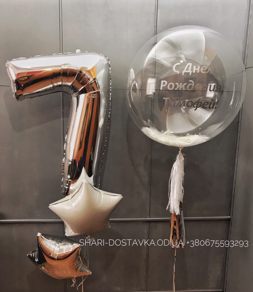 Оформление шарами детского дня рождения №211