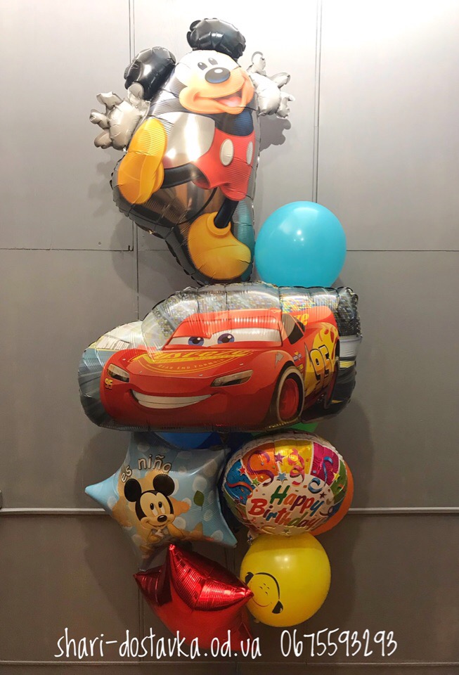 Оформление шарами детского дня рождения №208