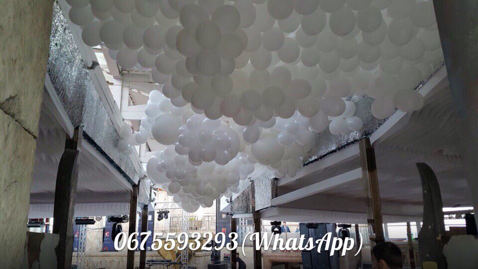 Облака из шаров на открытие клуба Итака