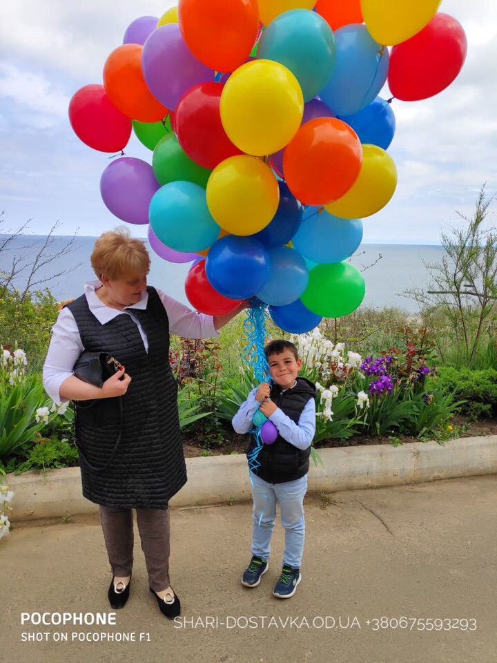 Оформление шарами детского дня рождения №213