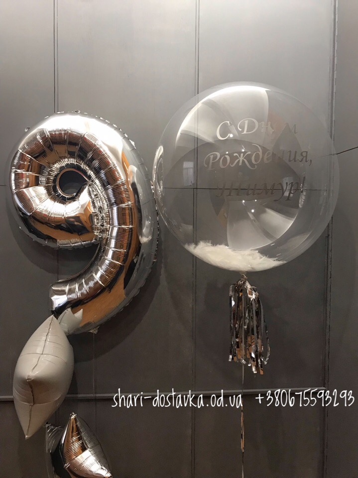 Оформление шарами детского дня рождения №210