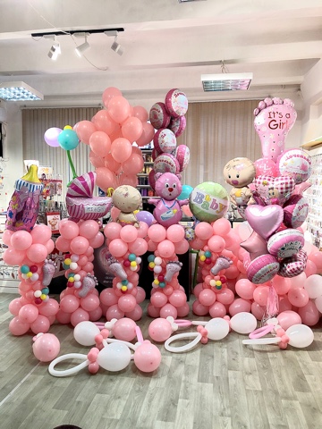 Vip Оформление комнаты на выписку девочки