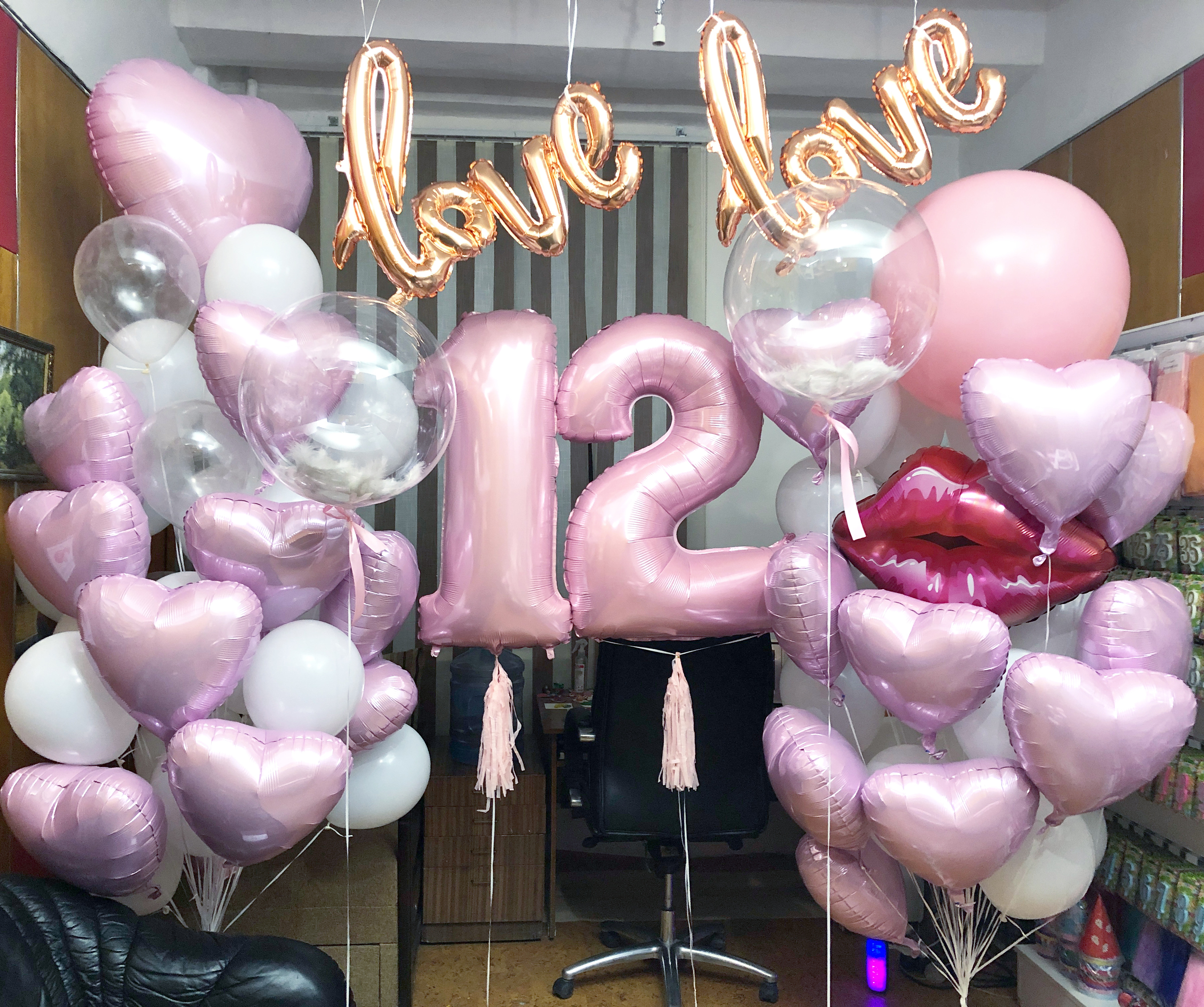 6.Оформление шарами Дня Рождения  - 12 лет