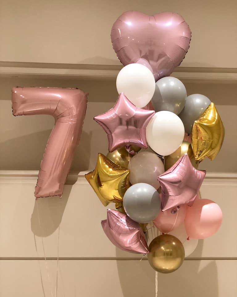 11.Шары на детский день рождения.7 лет