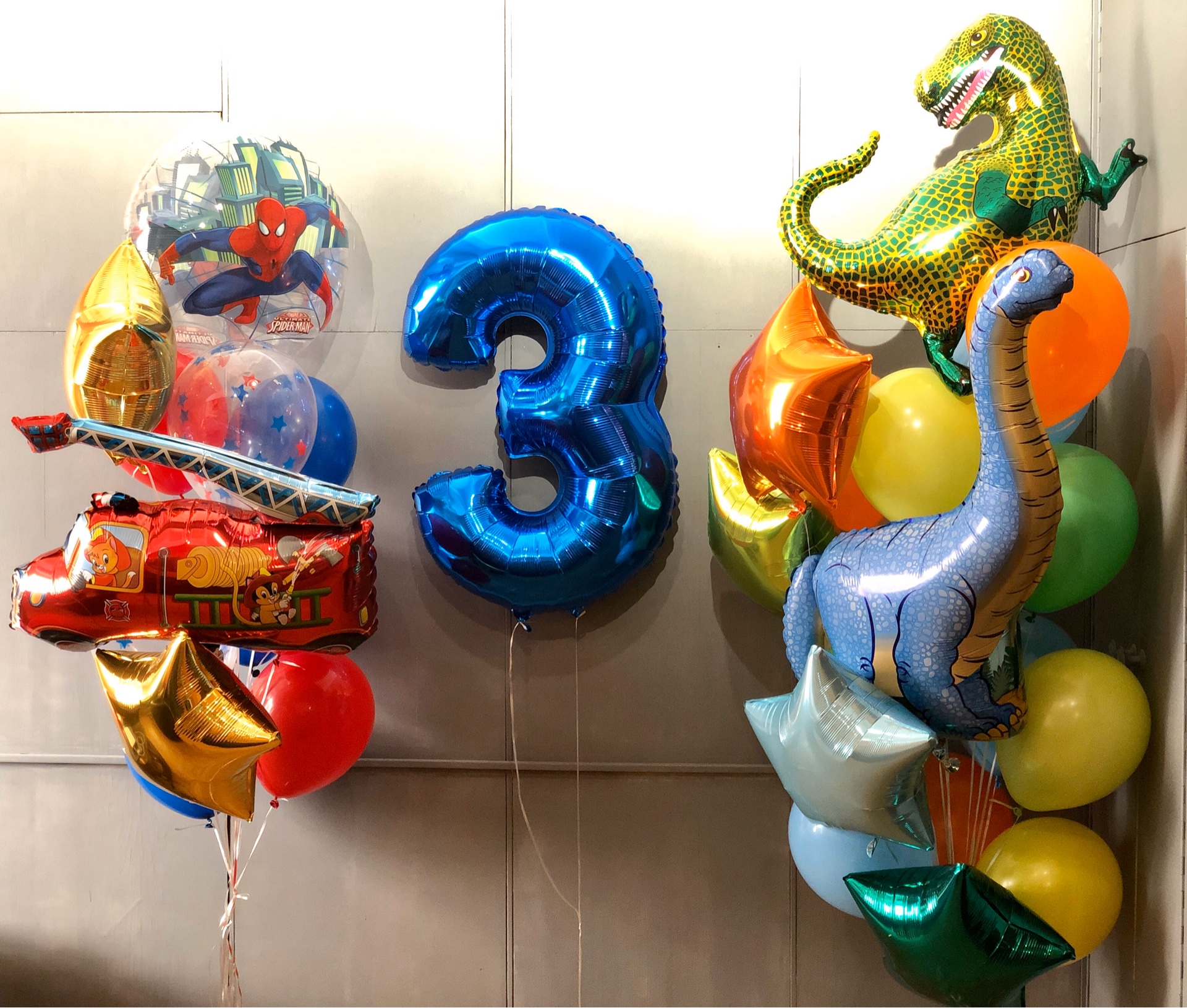 Шарики на 3 года мальчику