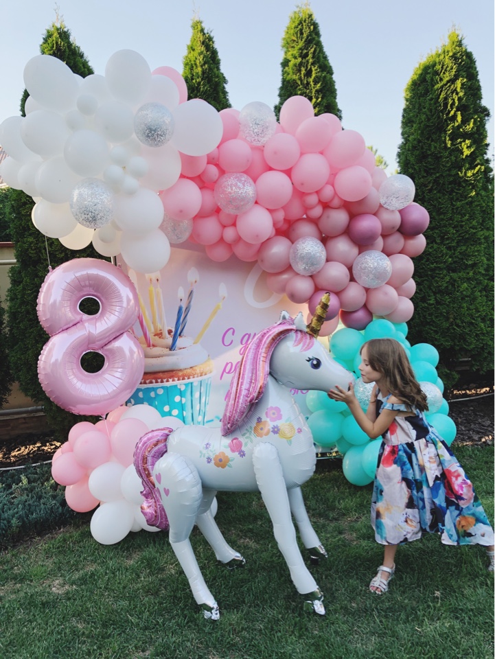 Оформление шарами Дня Рождения