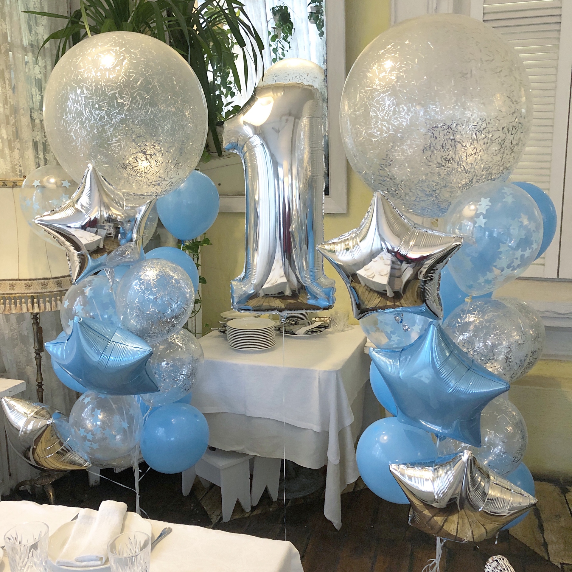 Шарики на 1 годик для мальчика