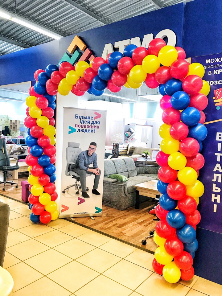 Открытие магазина шариками в Одессе