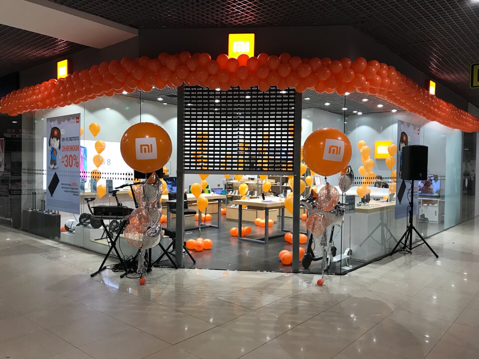 Шарики на вход в магазин-открытие магазина.Одесса