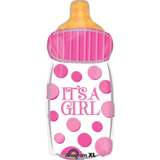 Бутылка розовая