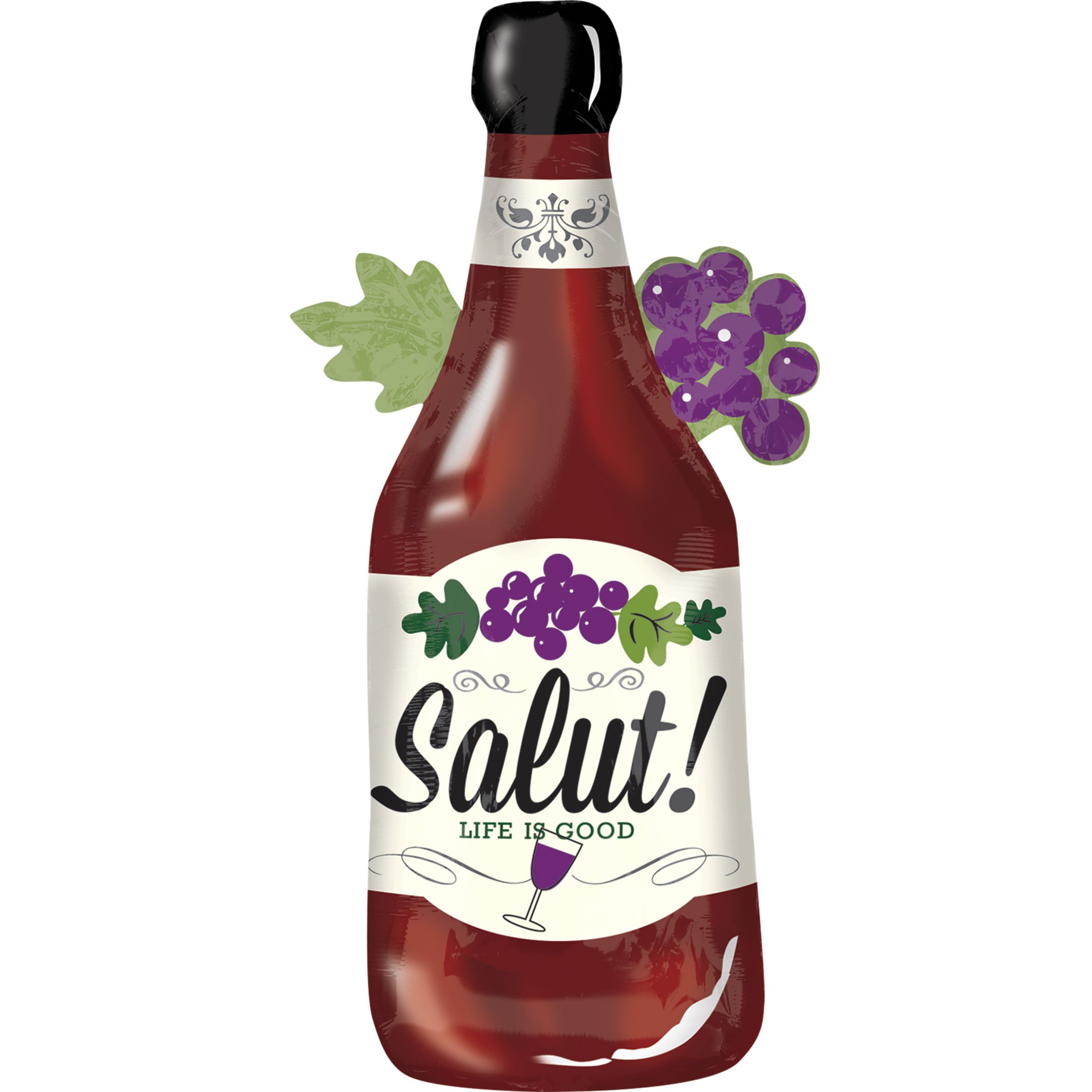 Бутылка вина "Жизнь прекрасна"