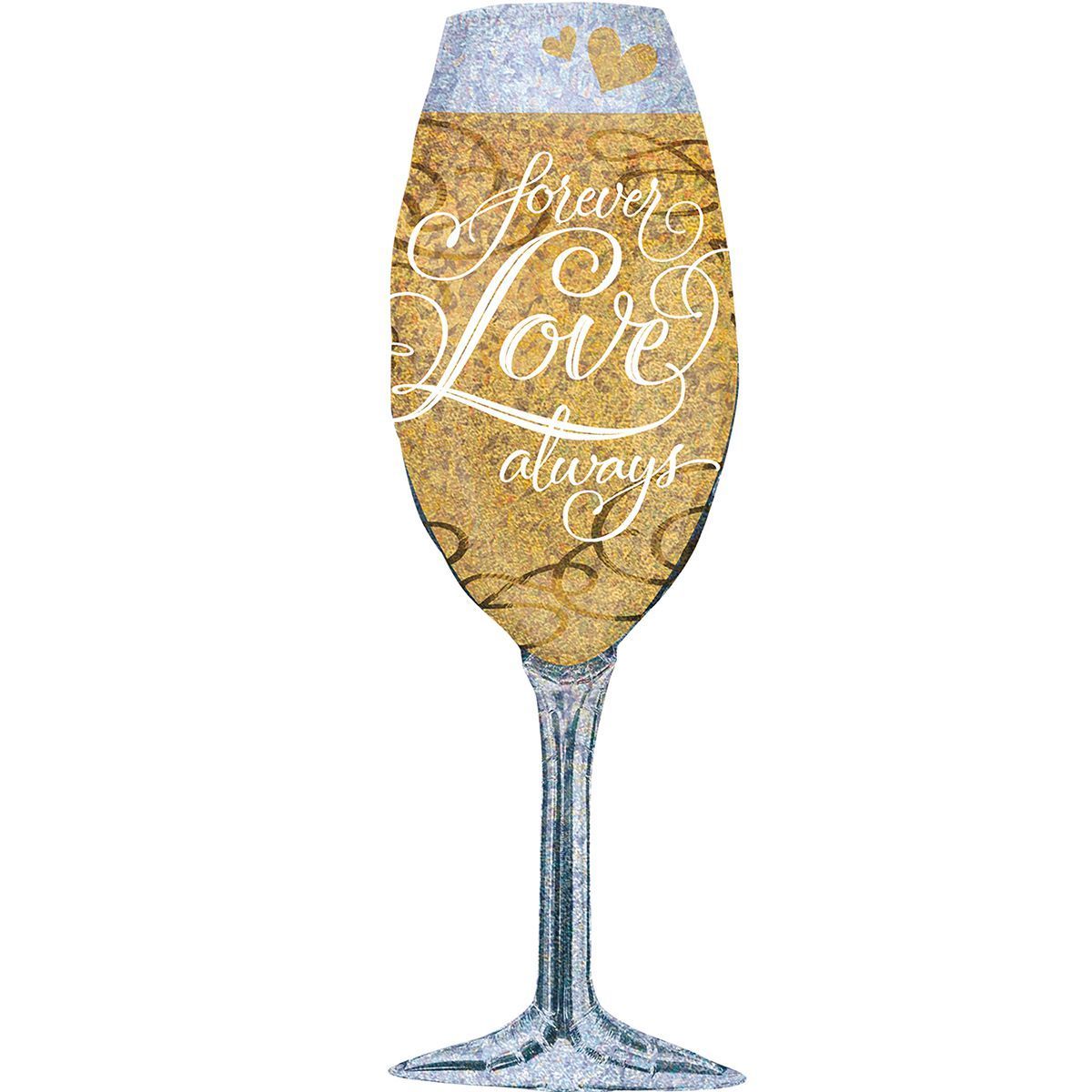 Бокал шампанского "Любовь"