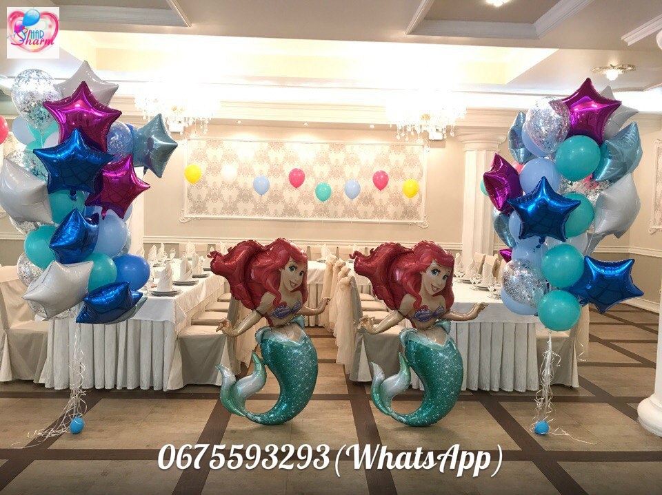 1.Оформление шарами детского дня рождения №15