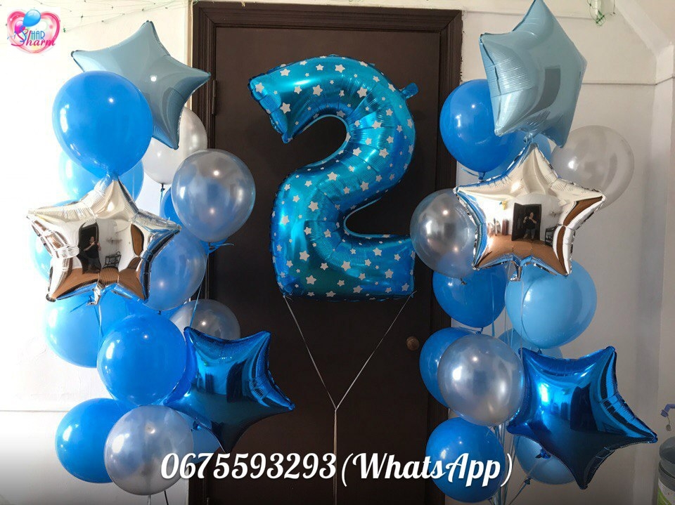 Оформление  шарами детского дня рождения №12