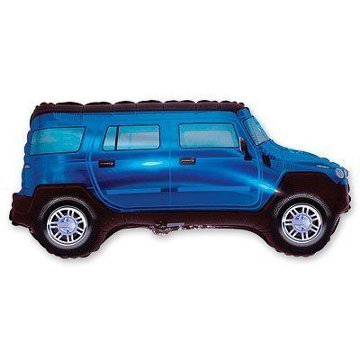 Гелиевый шар Джип синий
