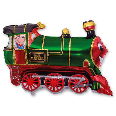 Поезд зеленый