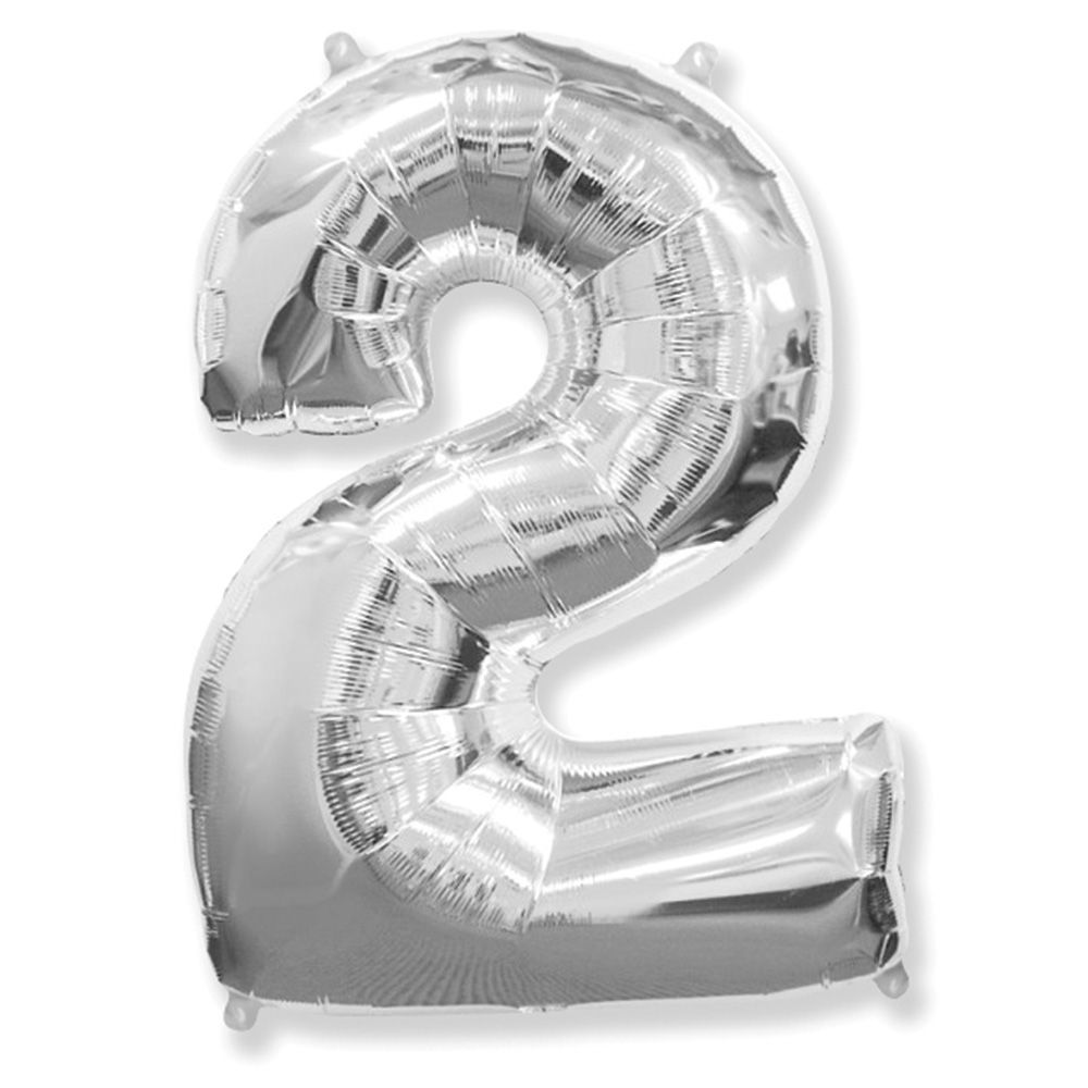 Цифра 2 серебро