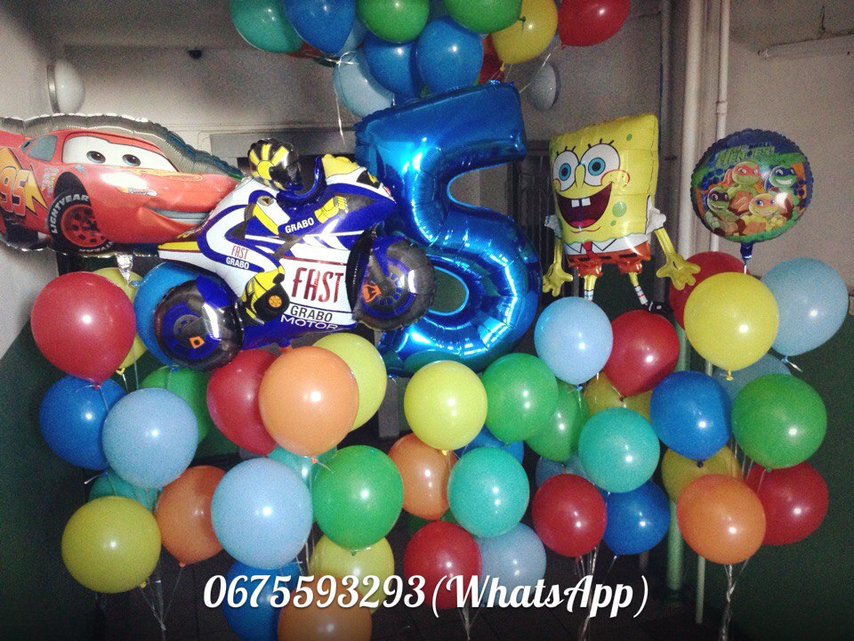 Оформление шарами детского дня рождения №10