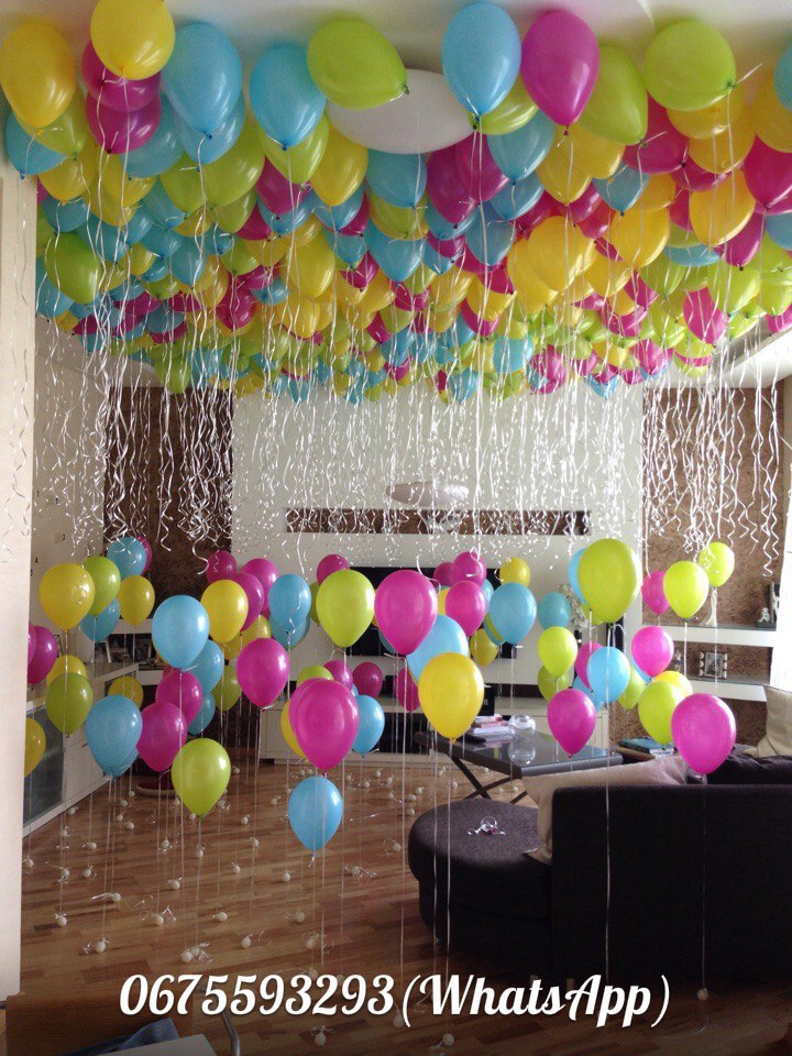 Оформление шарами  дня рождения №2