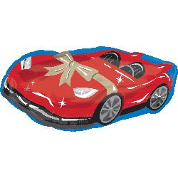 Машина с бантом