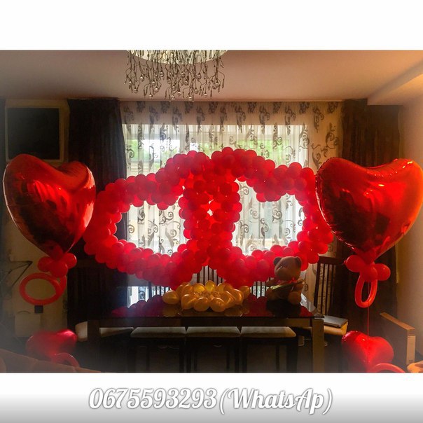 Оформление шарами для любимых - 13