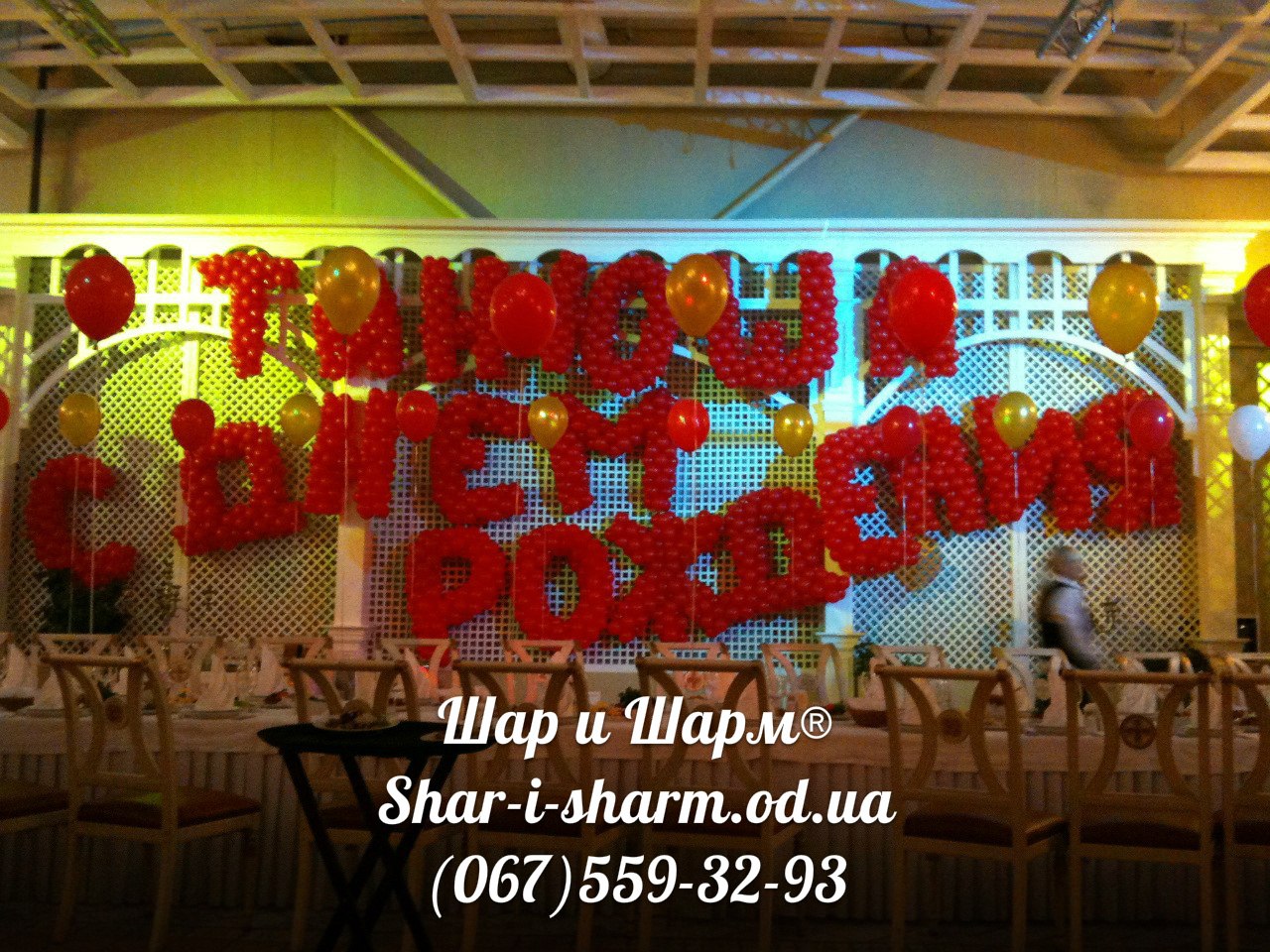 Оформление дня рождения №133